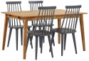 Table à manger \'Filippa\' 140x90cm - Chêne