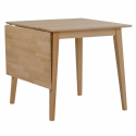 Table à manger \'Filippa\' 80x80cm - Chêne