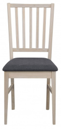 Chaise \'Filippa\' - Chêne blanchi/Gris