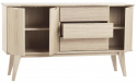 Buffet \'Filippa\' 150x85cm - Chêne/Chêne blanchi