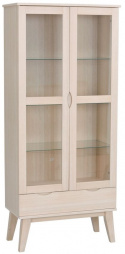 Vitrine \'Filippa\' - Chêne blanchi