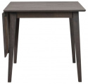 Table à manger \'Filippa\' 80x80cm - Brun foncé