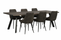 Table à manger \'Fred\' - Brun/Noir 240x100cm