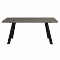 Table à manger \'Fred\' 170x95cm - Brun/Noir