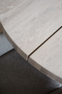 Table à manger \'Fred\' Ronde 160cm - Chêne blanchi