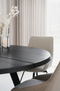 Table à manger \'Fred\' Ronde 160cm - Noir