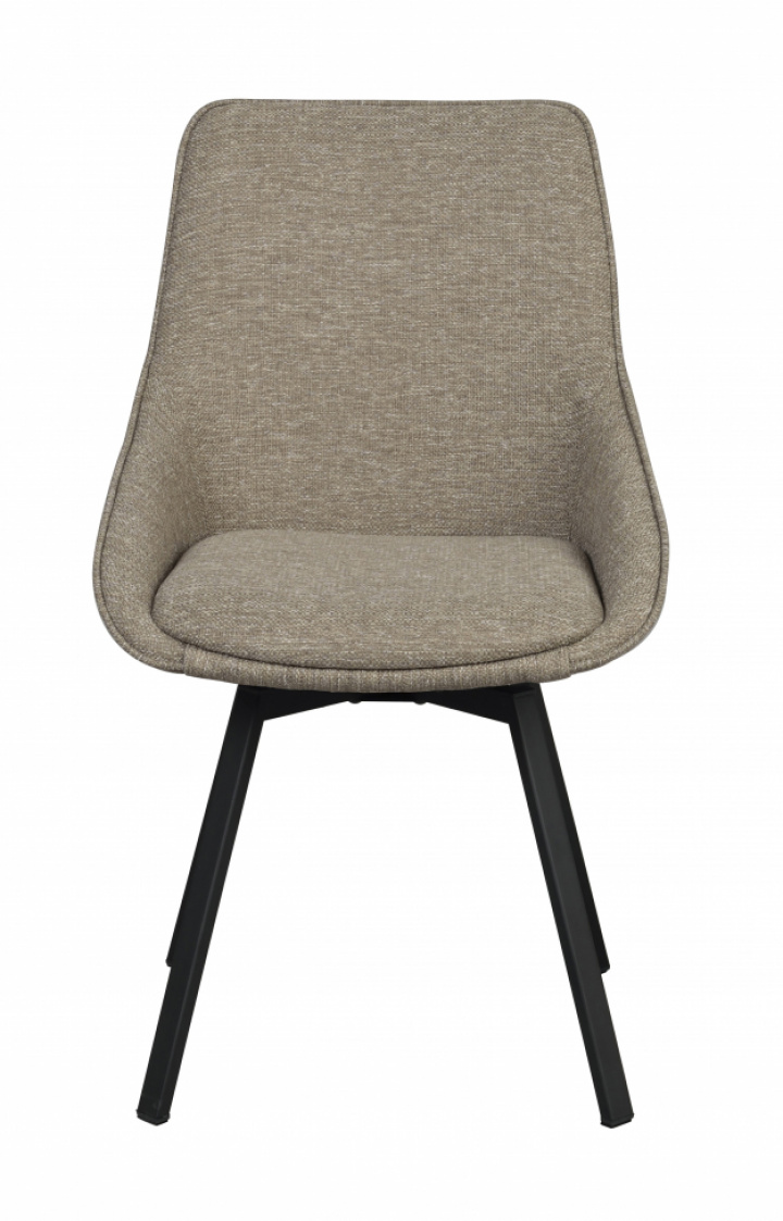 Chaise \'Alison\' - Beige foncé/noir dans le groupe Meubles / Meubles d\'assise / Chaises chez Reforma (117863)