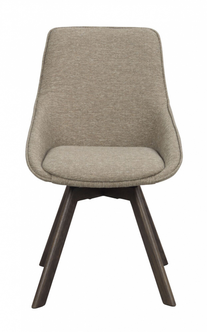 Chaise \'Alison\' - Beige foncé/Chêne dans le groupe Chambres / Cuisine chez Reforma (117866)