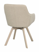 Fauteuil \'Alison\' - Pigmenté blanc