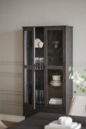 Vitrine \'Filippa\' - Brun foncé