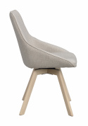 Chaise \'Alison\' - Beige/pigmenté blanc