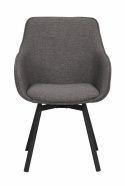 Fauteuil \'Alison\' - Gris/noir