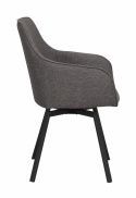 Fauteuil \'Alison\' - Gris/noir