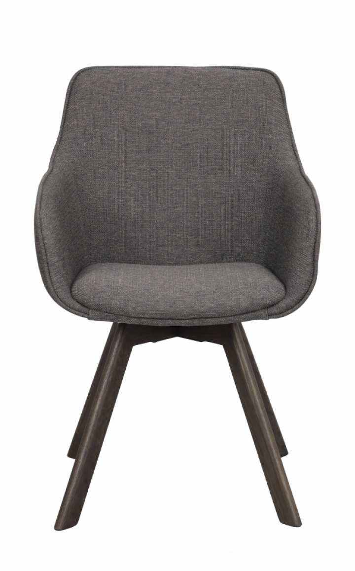 Fauteuil \'Alison\' - Gris/marron dans le groupe Chambres / Cuisine chez Reforma (118082)
