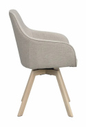 Fauteuil \'Alison\' - Beige/blanc pigmenté