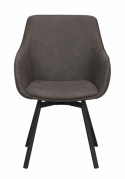 Fauteuil \'Alison\' - Mörrå/noir