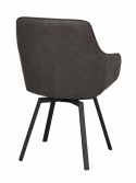 Fauteuil \'Alison\' - Mörrå/noir