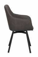 Fauteuil \'Alison\' - Mörrå/noir