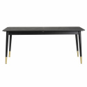 Table à manger \'Fenwood\' - Noir 180x90cm