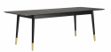 Table à manger \'Fenwood\' - Noir 180x90cm