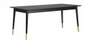 Table à manger \'Fenwood\' - Noir 180x90cm