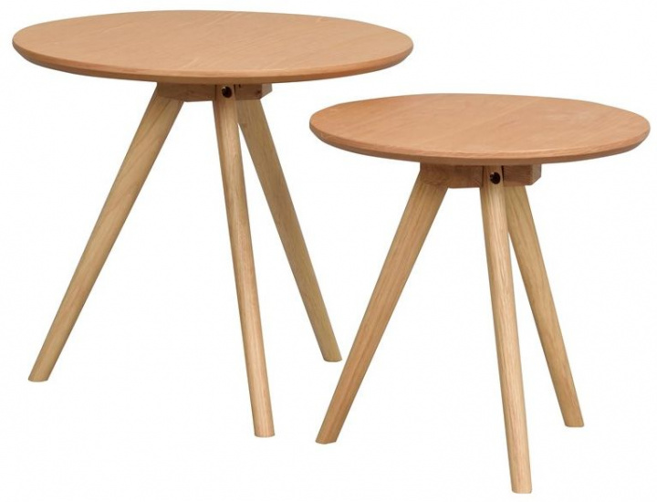Table basse \'Yumi\' 2 pièces - Chêne dans le groupe Meubles / Tables / Table basse chez Reforma (119208)