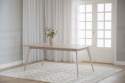Table à manger \'Yumi\' 190x90cm - Chêne blanchi