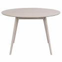 Table à manger \'Yumi\' Ronde 115cm - Blanchi