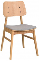 Chaise \'Nagano\' - Chêne/Gris clair