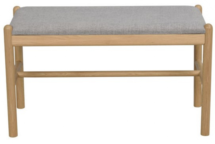 Banc \'Milford\' - Chêne/Gris dans le groupe Meubles / Meubles d\'assise / Bancs chez Reforma (119506)