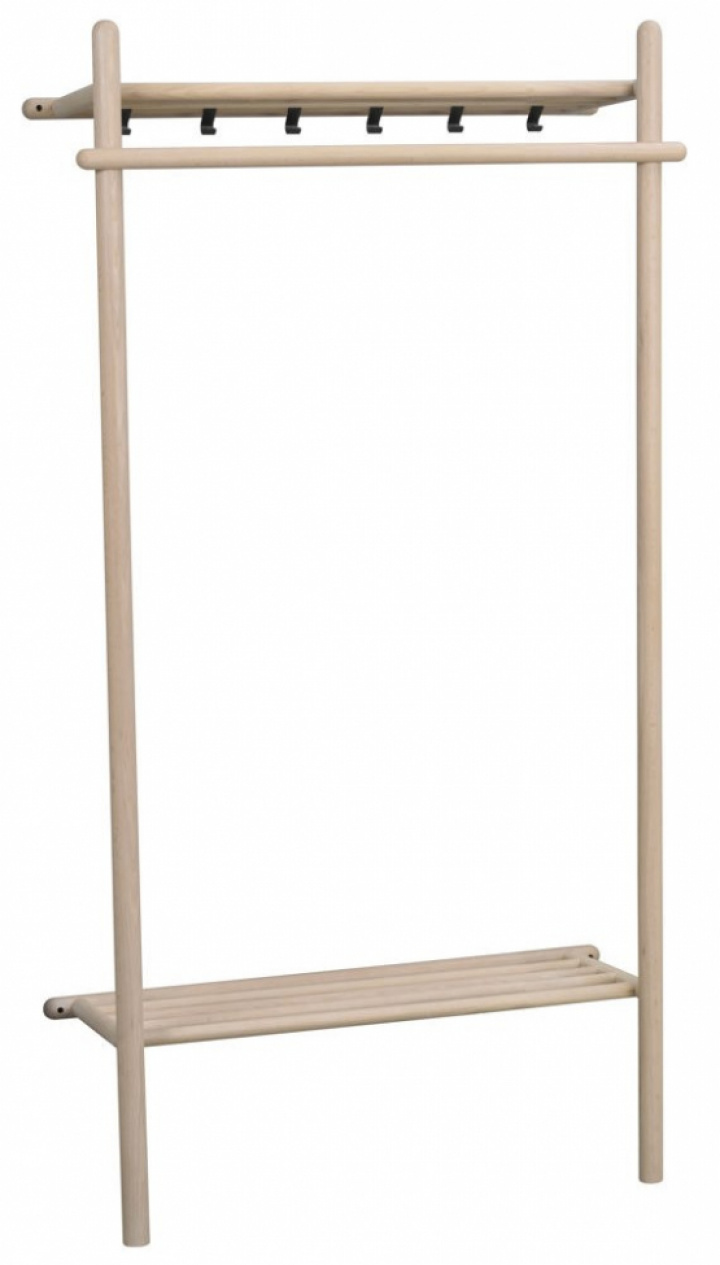 Porte-vêtements \'Milford\' - Blanchi dans le groupe Meubles / Étagères & rangement / Étagères à chapeaux et à chaussures chez Reforma (119525)