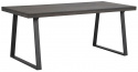 Table à manger \'Brooklyn\' 170x95cm - Brun foncé/U-pieds