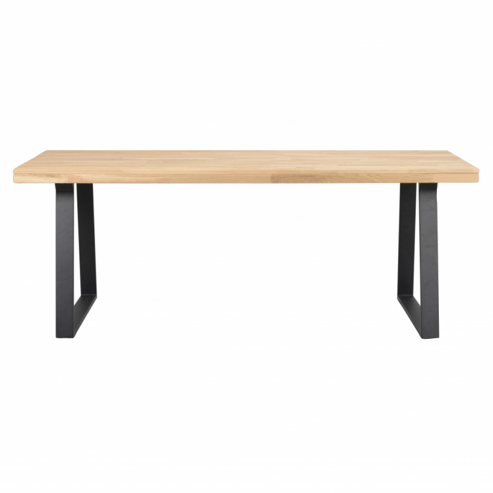 Table à manger \'Brooklyn\' 170x95cm - Naturel/Noir dans le groupe Meubles / Tables / Table à manger chez Reforma (119836)