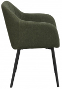 Fauteuil \'Bolton\' - Vert/Noir