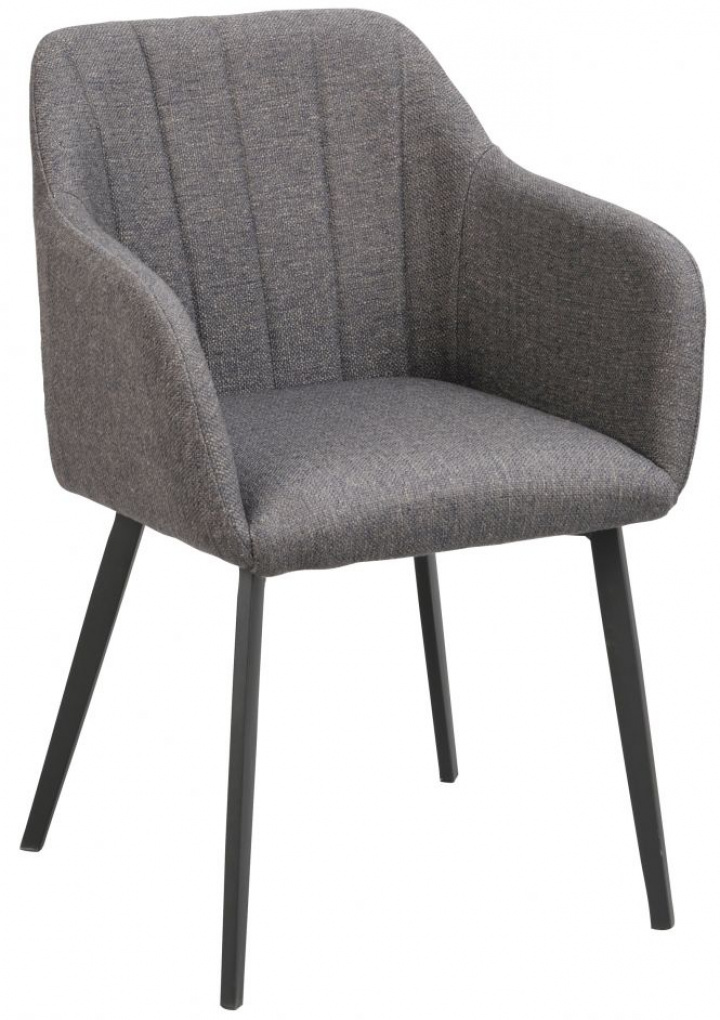 Fauteuil \'Bolton\' - Gris/Noir dans le groupe Meubles / Meubles d\'assise / Chaises chez Reforma (119934)