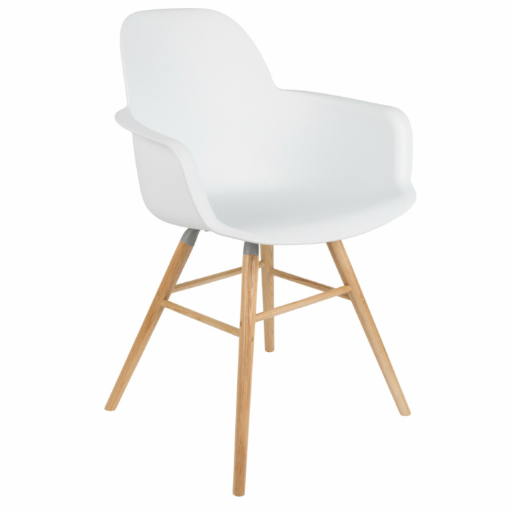 Fauteuil \'Albert\' - Blanc dans le groupe Chambres / Salon chez Reforma (1200131)
