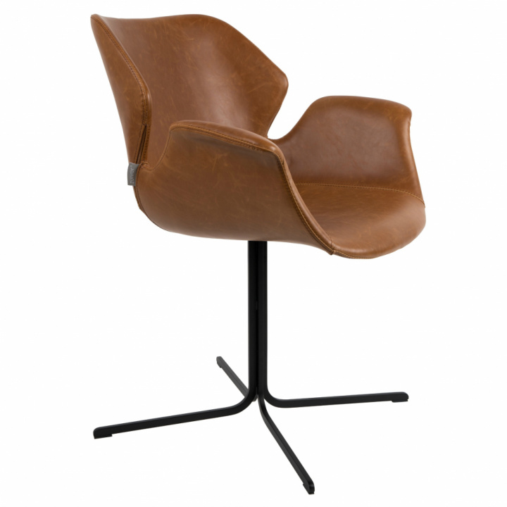 Fauteuil \'Nikki\' - Brun dans le groupe Meubles / Meubles d\'assise / Chaises chez Reforma (1200140)