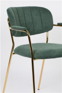 Chaise \'Jolien\' - Vert/Or