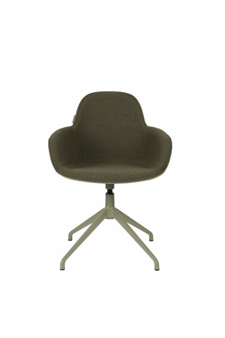 Chaise \'Albert\' pivotante - Vert dans le groupe Meubles / Meubles d\'assise / Chaises chez Reforma (1200234)