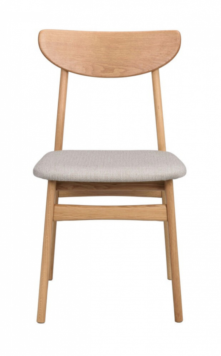 Chaise \'Rodharn\' - Naturel/Gris dans le groupe Meubles / Meubles d\'assise / Chaises chez Reforma (120086)