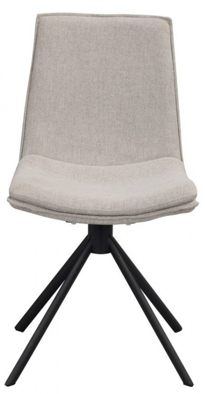 Fauteuil à bras \'Lowell\' pivotant - Gris dans le groupe Meubles / Meubles d\'assise / Chaises chez Reforma (120201)
