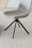 Fauteuil à bras \'Lowell\' pivotant - Gris