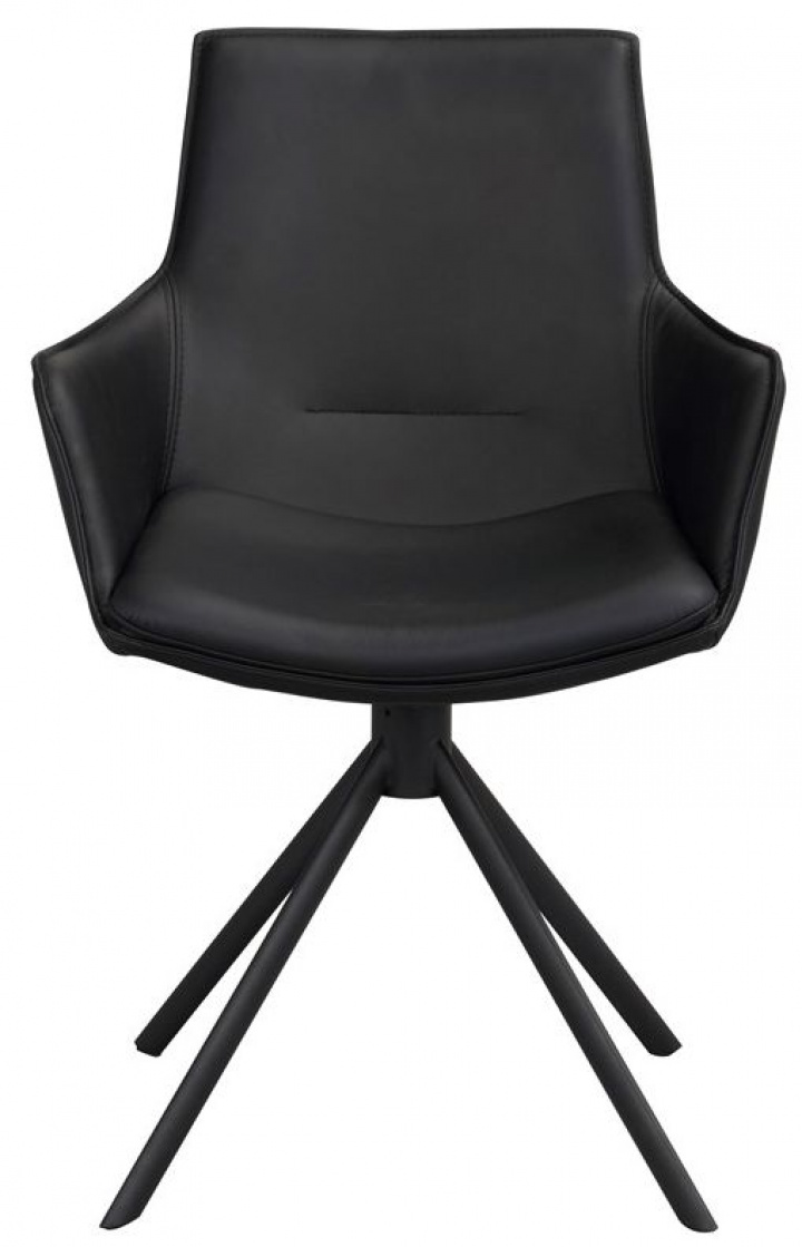 Fauteuil \'Lowell\' Pivotant - Noir dans le groupe Meubles / Meubles d\'assise / Chaises chez Reforma (120261)