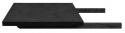 Plateau d\'extension \'Carradale\' 50x100cm - Noir