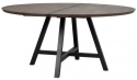 Table à manger \'Carradale\' Ronde 150cm - Marron/X-pied