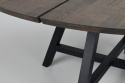 Table à manger \'Carradale\' Ronde 150cm - Marron/X-pied