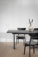 Table à manger \'Emmett\' 240x95cm - Noir