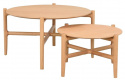 Table basse \'Holton\' Ronde 80cm - Naturel