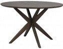 Table à manger \'Calverton\' Ronde 120cm - Brun