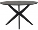 Table à manger \'Calverton\' Ronde 120cm - Noir